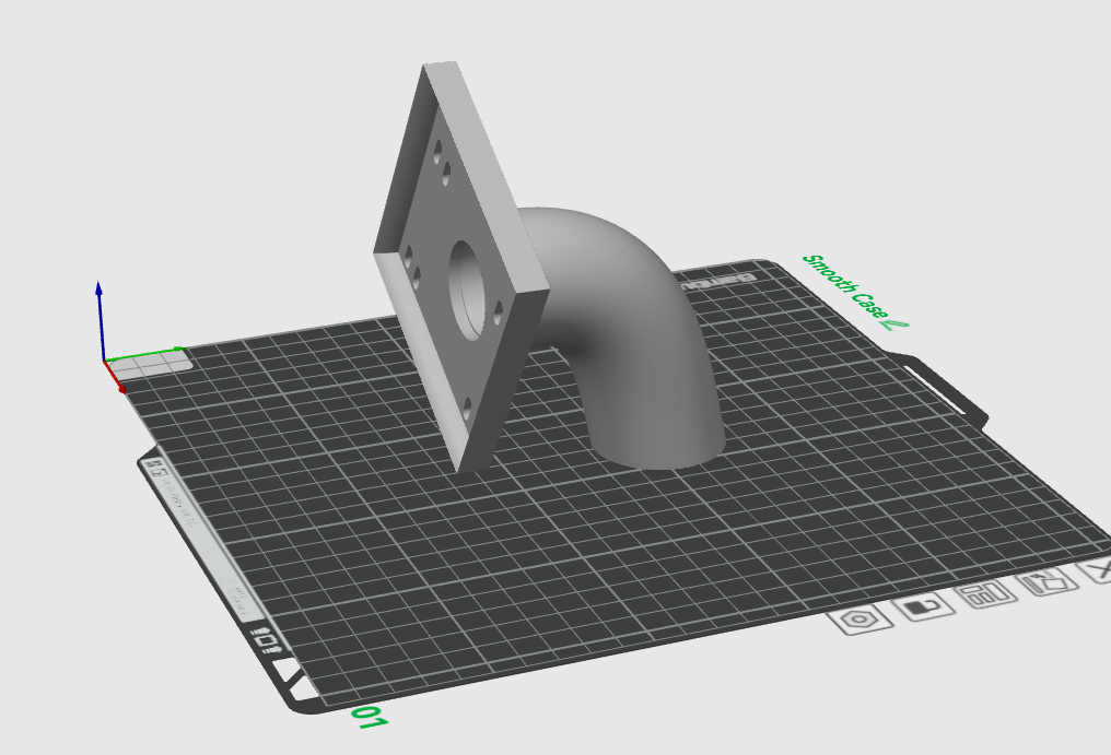 Bucktool 2x42 Dust Collector adapter - 3D File ONLY